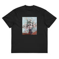 Black T-shirt Chrysanthemums Signature
