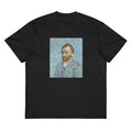 Black T-shirt Vincent Van Gogh S Self-Portrait Famous Painting Signature