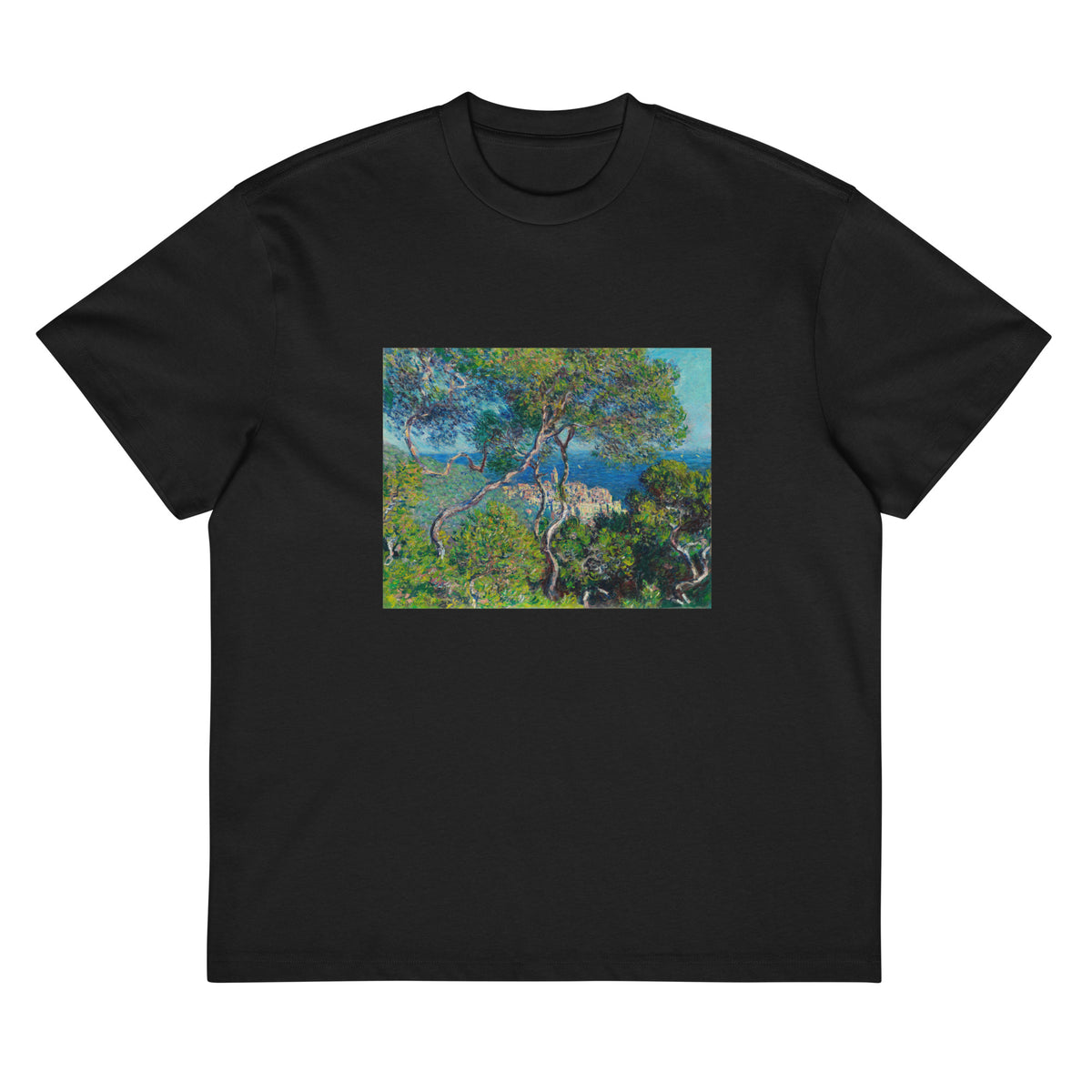 Black T-shirt Bordighera Signature