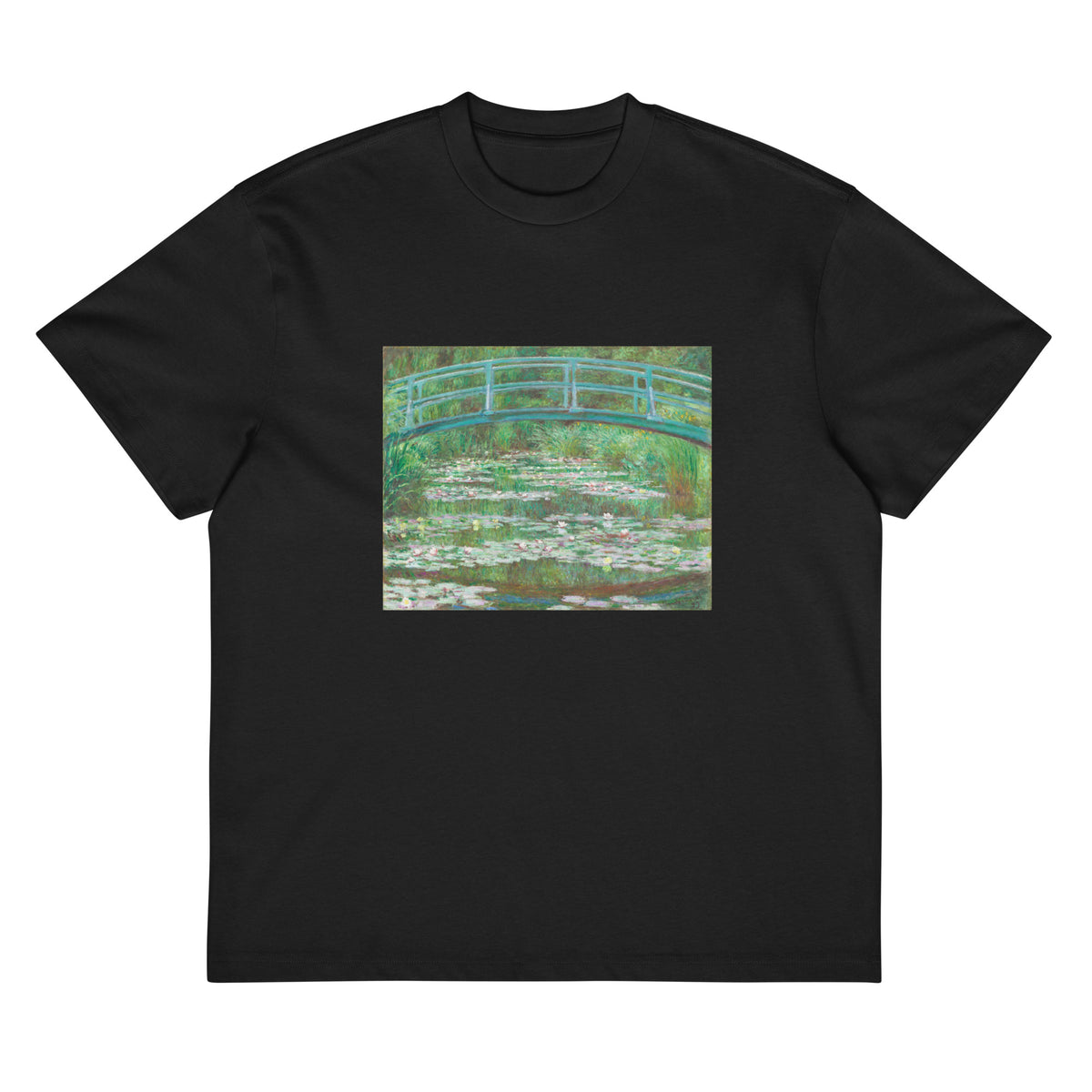 Black T-shirt The Japanese Footbridge Signature