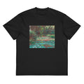 Black T-shirt Water Lily Pond Signature