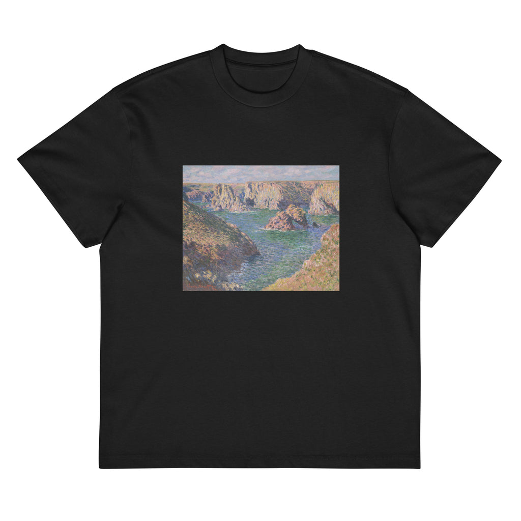 Black T-shirt Port-Domois Belle-Isle Signature