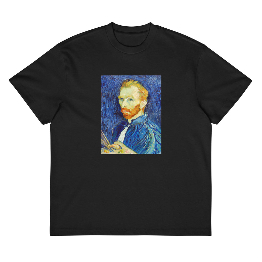 Black T-shirt Self-Portrait Signature