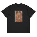 Black T-shirt Gustav Klimt Hygieia Famous Painting Signature