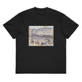Black T-shirt The Place Du Havre Paris Signature