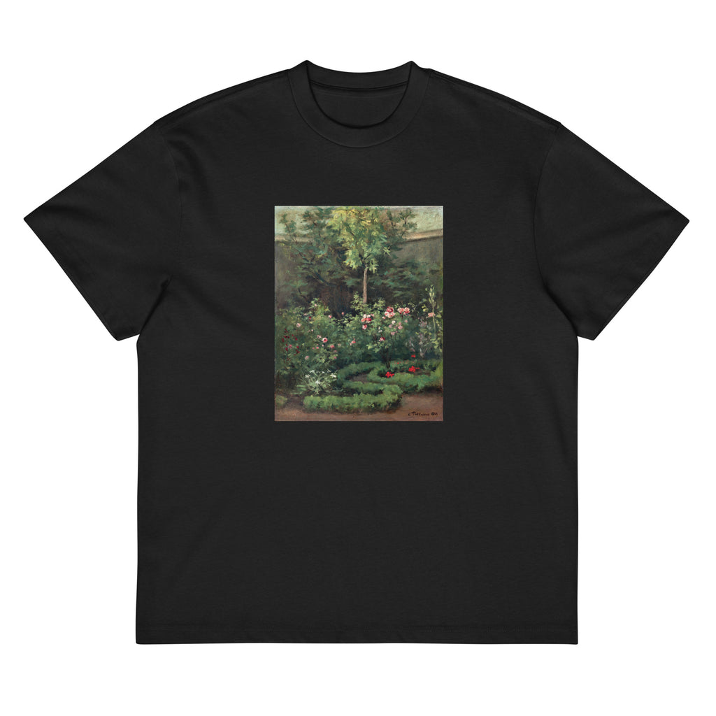 Black T-shirt A Rose Garden Signature