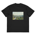 Black T-shirt View Of Saint-Ouen-L Aumone Signature