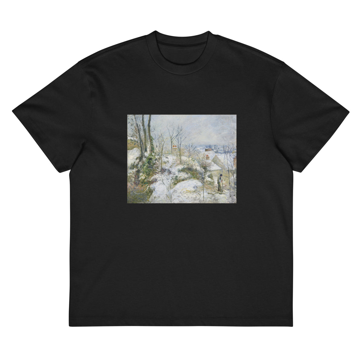 Black T-shirt Rabbit Warren At Pontoise Snow Signature