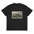 Black T-shirt Church And Farm At Eragny Signature