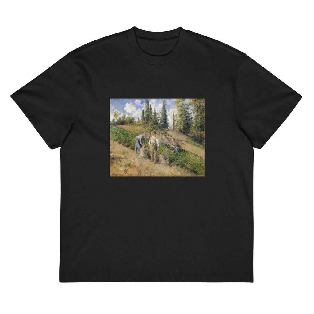Black T-shirt The Harvest Pontoise Signature