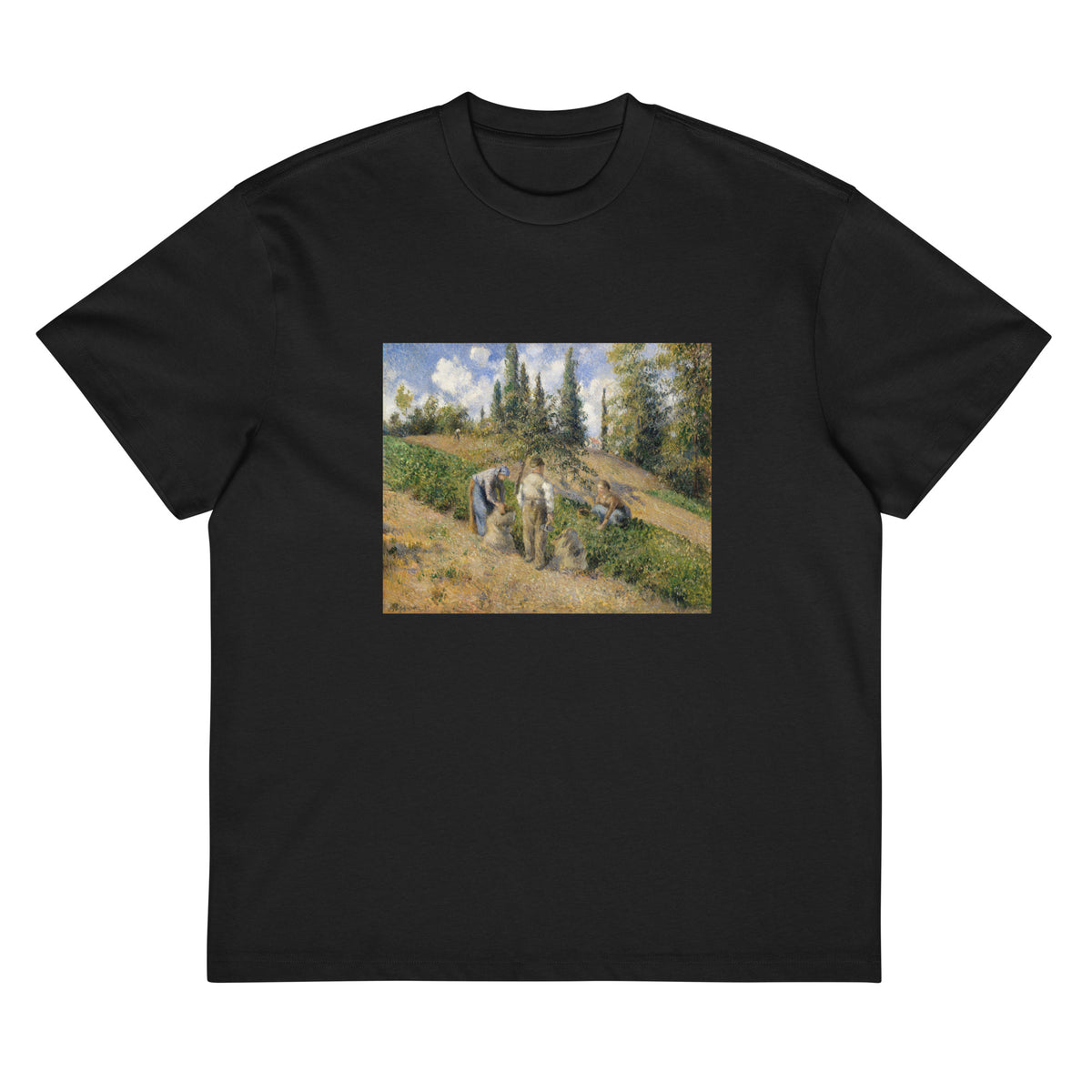 Black T-shirt The Harvest Pontoise Signature