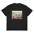 Black T-shirt The Gleaners Painting In High Resolution Signature