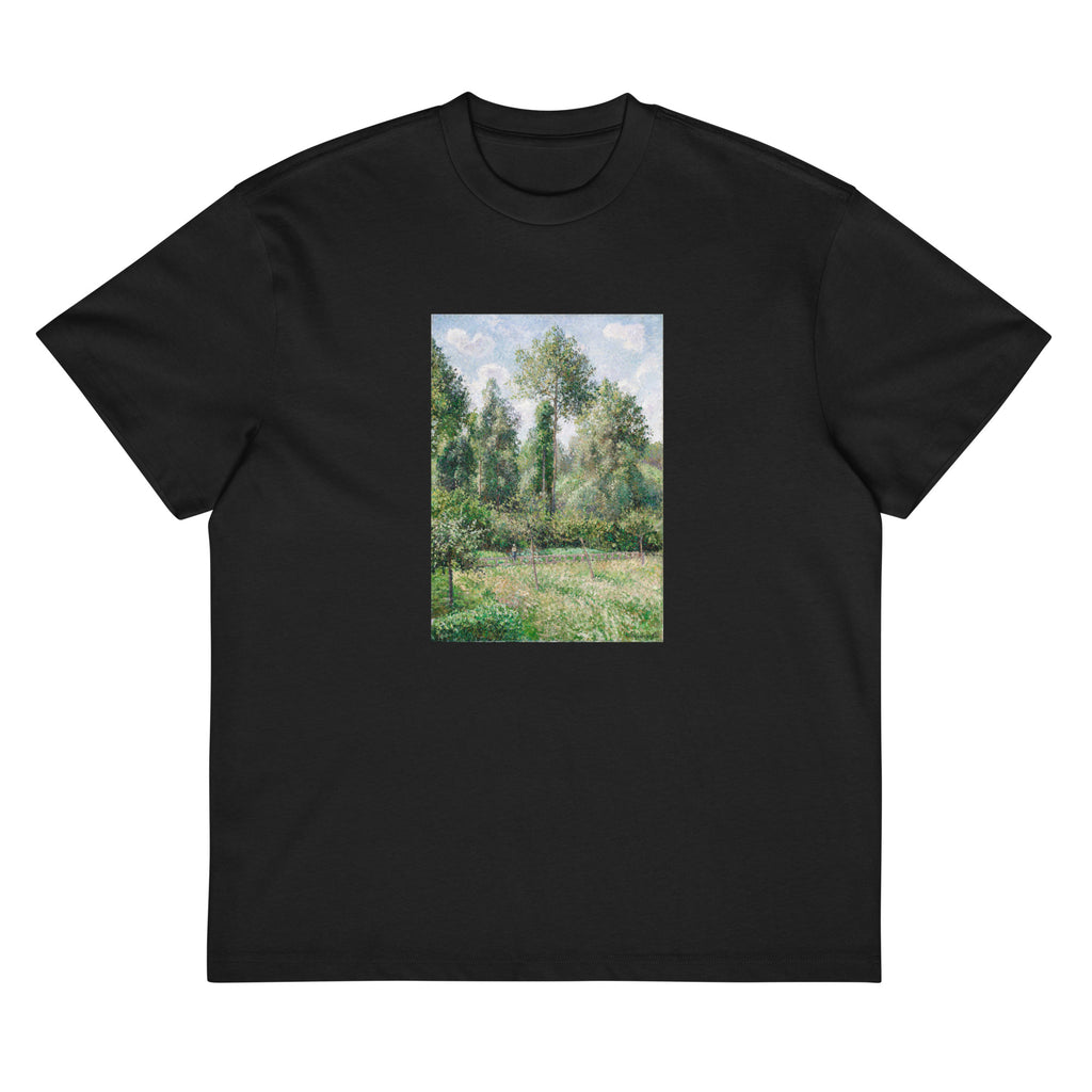 Black T-shirt Poplars Eragny Signature
