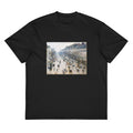 Black T-shirt The Boulevard Montmartre On A Winter Morning Signature