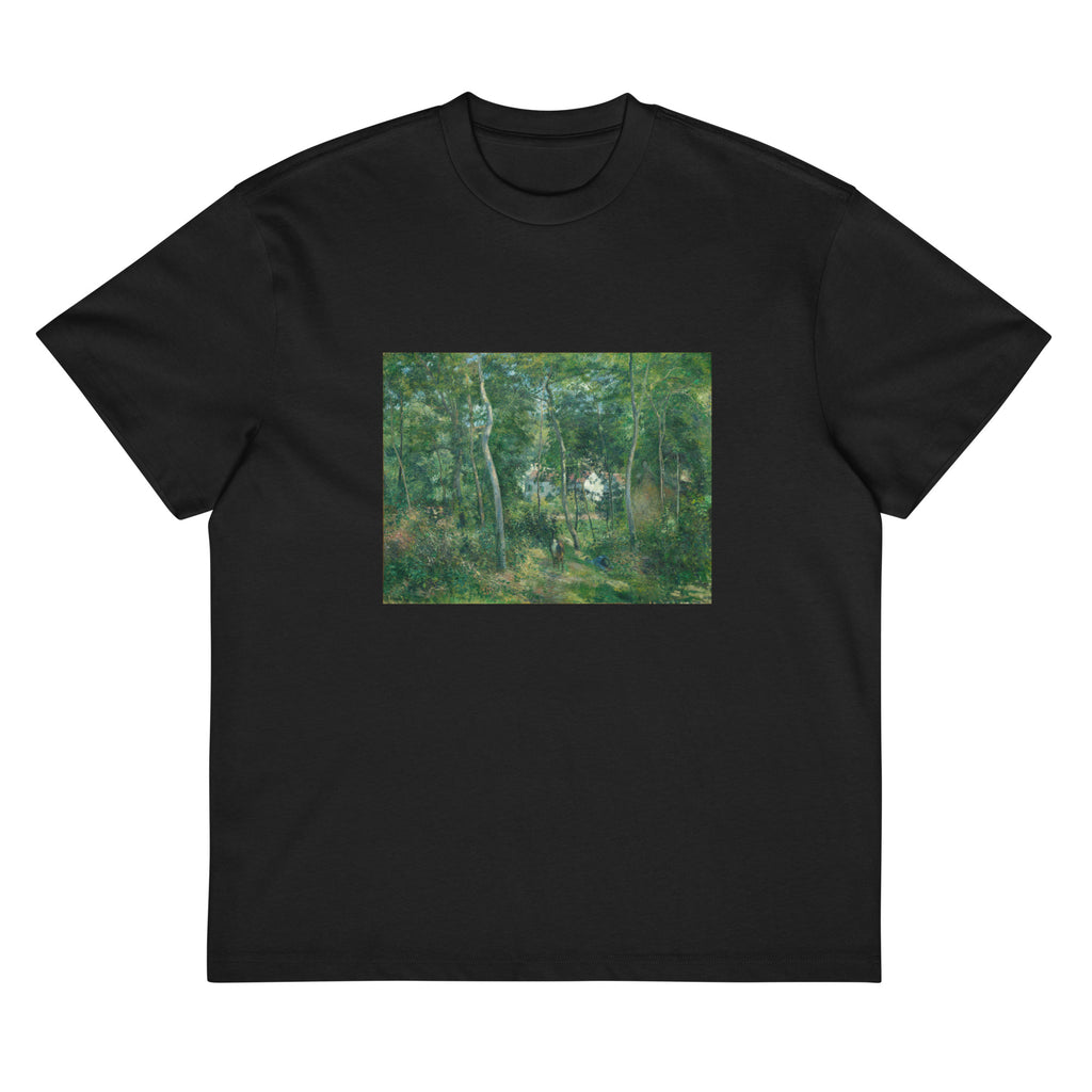 Black T-shirt Edge Of The Woods Near L Hermitage Pontoise Signature
