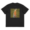 Black T-shirt Gustav Klimt Hope II Famous Painting Signature