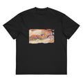 Black T-shirt Gustav Klimt Water Serpents II Famous Painting Signature