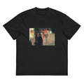 Black T-shirt Gustav Klimt Schubert At The Piano II Famous Painting Signature