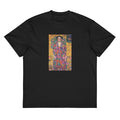 Black T-shirt Gustav Klimt Portrait Of Eugenia Primavesi Famous Painting Signature