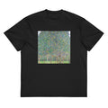Black T-shirt Gustav Klimt Pear Tree Famous Painting Signature