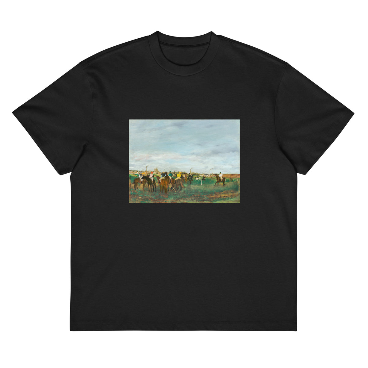 Black T-shirt The Races Signature