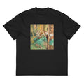 Black T-shirt Dancers Pink And Green Signature
