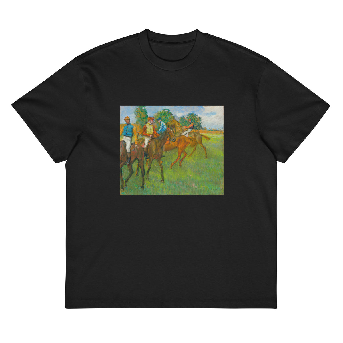 Black T-shirt Before The Race Signature