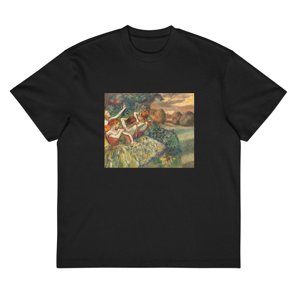 Black T-shirt Four Dancers Signature