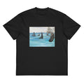 Black T-shirt Sea View Calm Weather Vue De Mer Temps Calme Signature