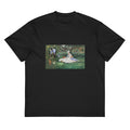 Black T-shirt The Monet Family In Their Garden At Argenteuil Signature