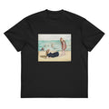 Black T-shirt On The Beach Signature