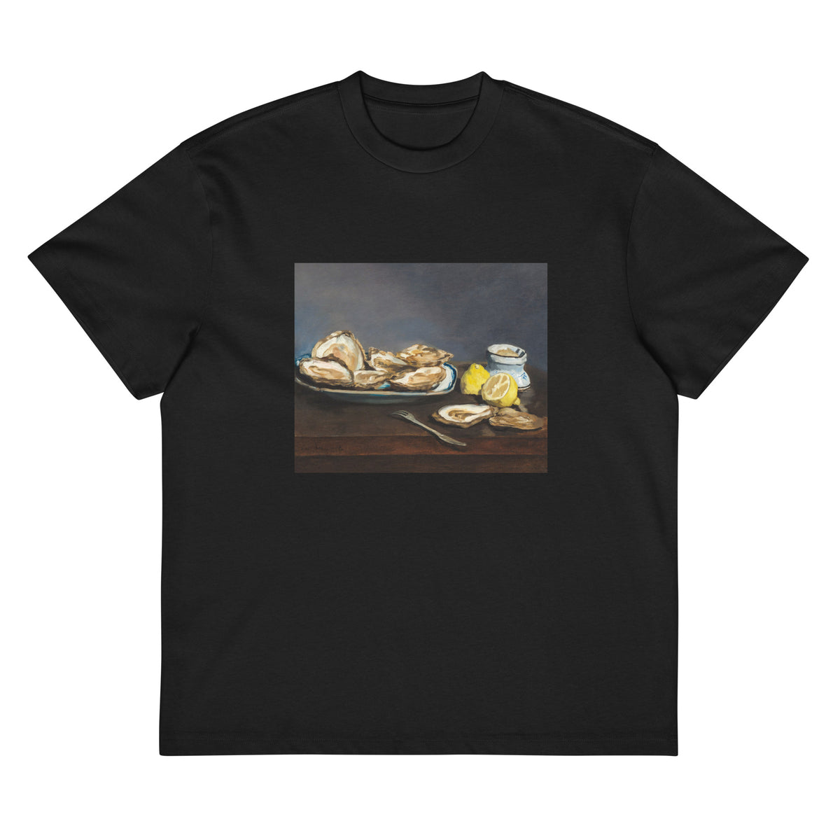 Black T-shirt Oysters Signature