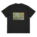 Black T-shirt Water Lily Pond Signature