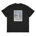 Black T-shirt Young Woman On The Beach Signature
