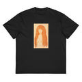 Black T-shirt The Sin Woman With Red Hair And Green Eyes Signature