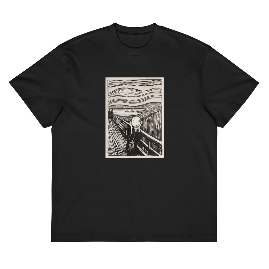 Black T-shirt The Scream Signature