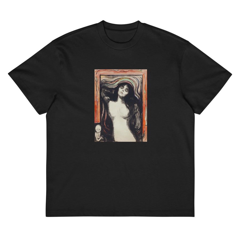 Black T-shirt Madonna Signature