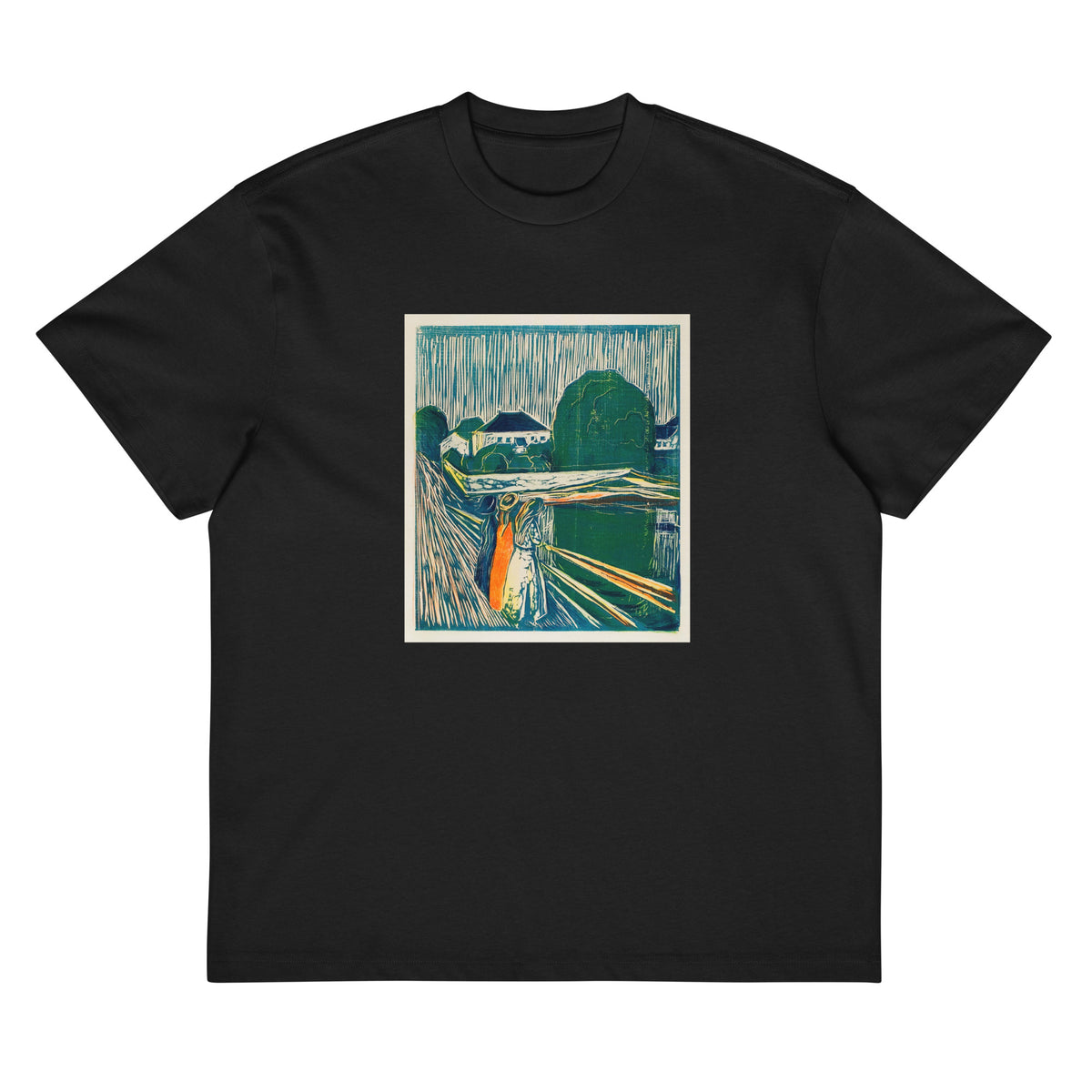 Black T-shirt The Girls On The Bridge Signature