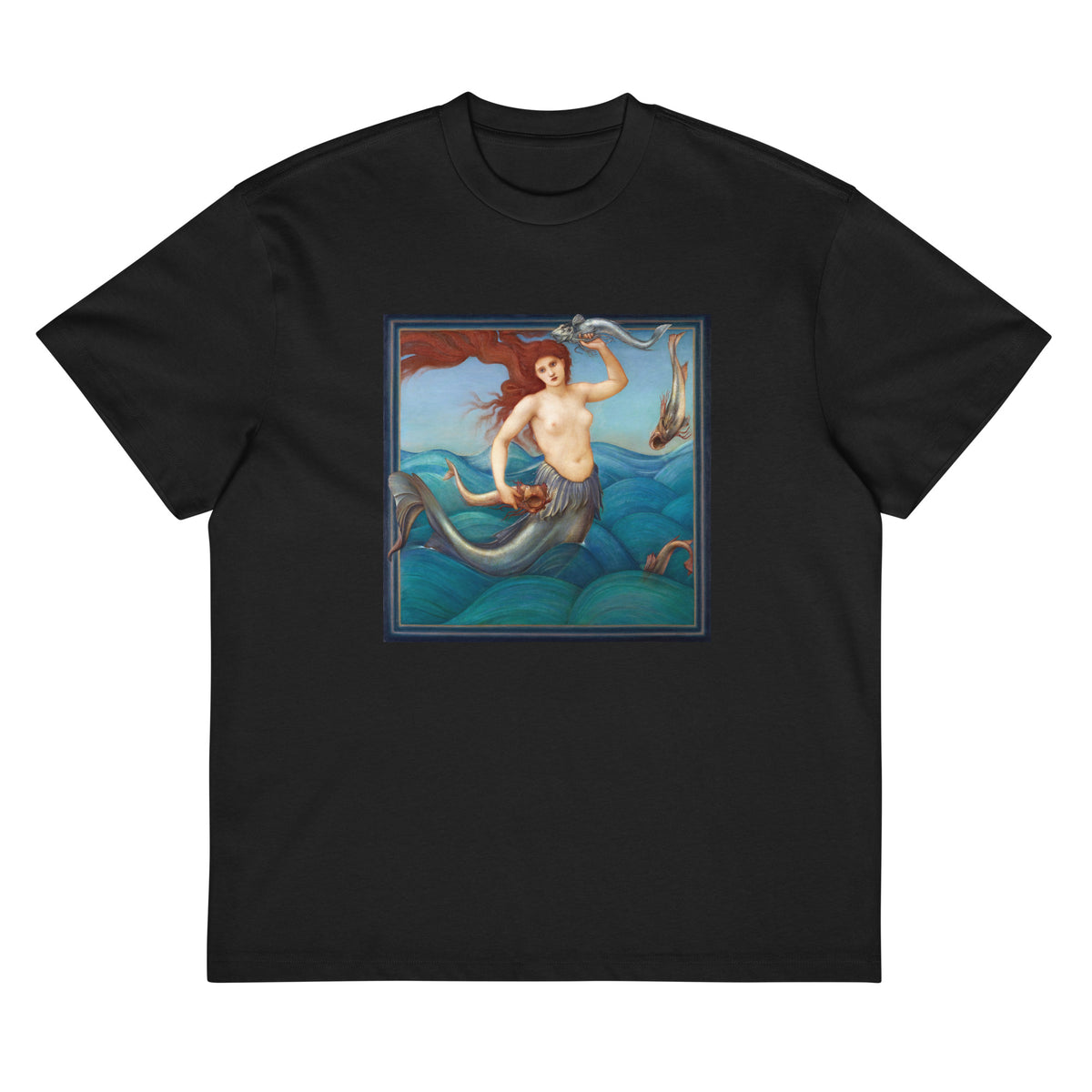 Black T-shirt A Sea-Nymph Signature