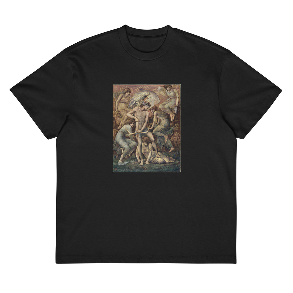 Black T-shirt Cupid Hunting Fields Signature