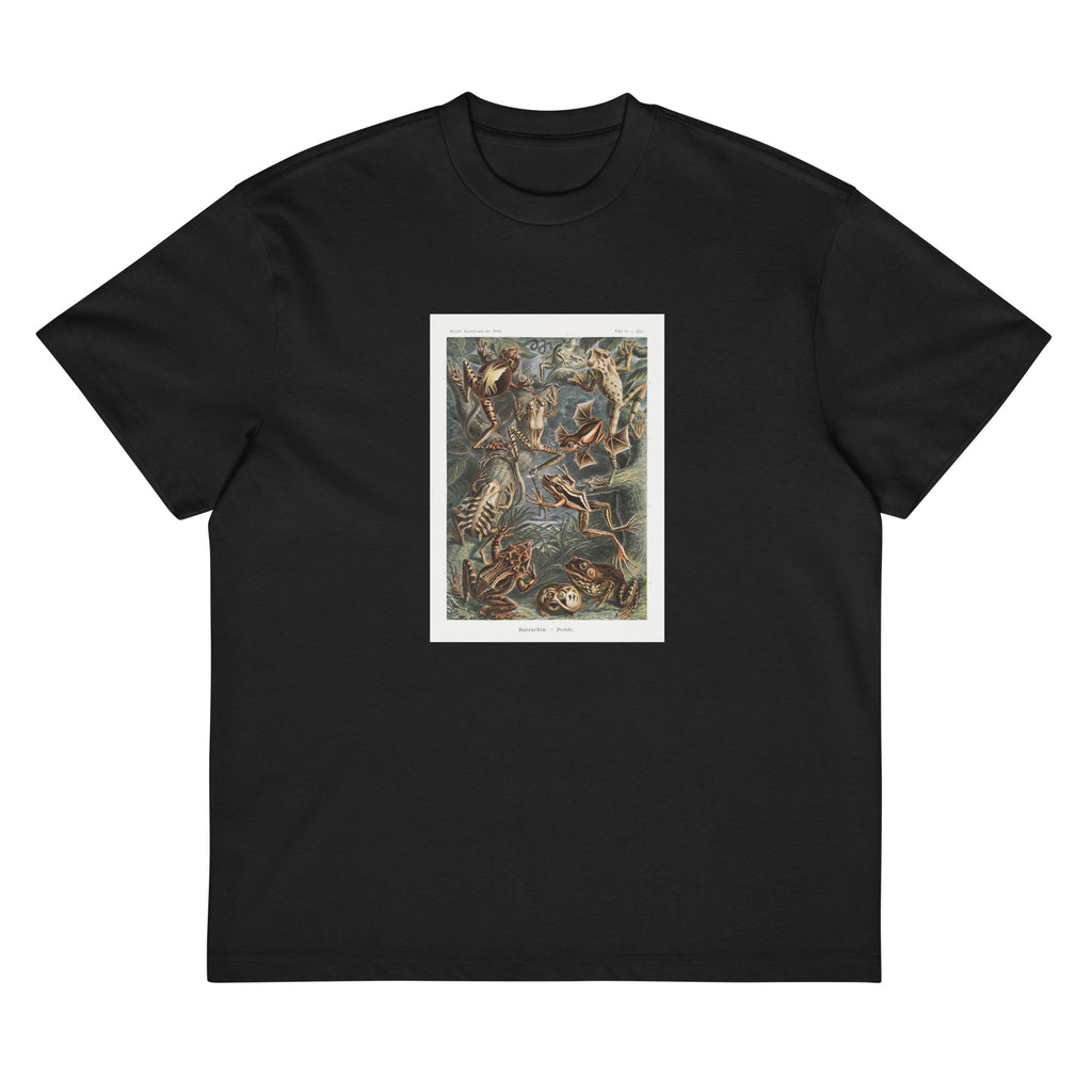 Black T-shirt Batrachia Frosche Signature