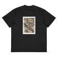 Black T-shirt Lacertilia Eidechlen Signature