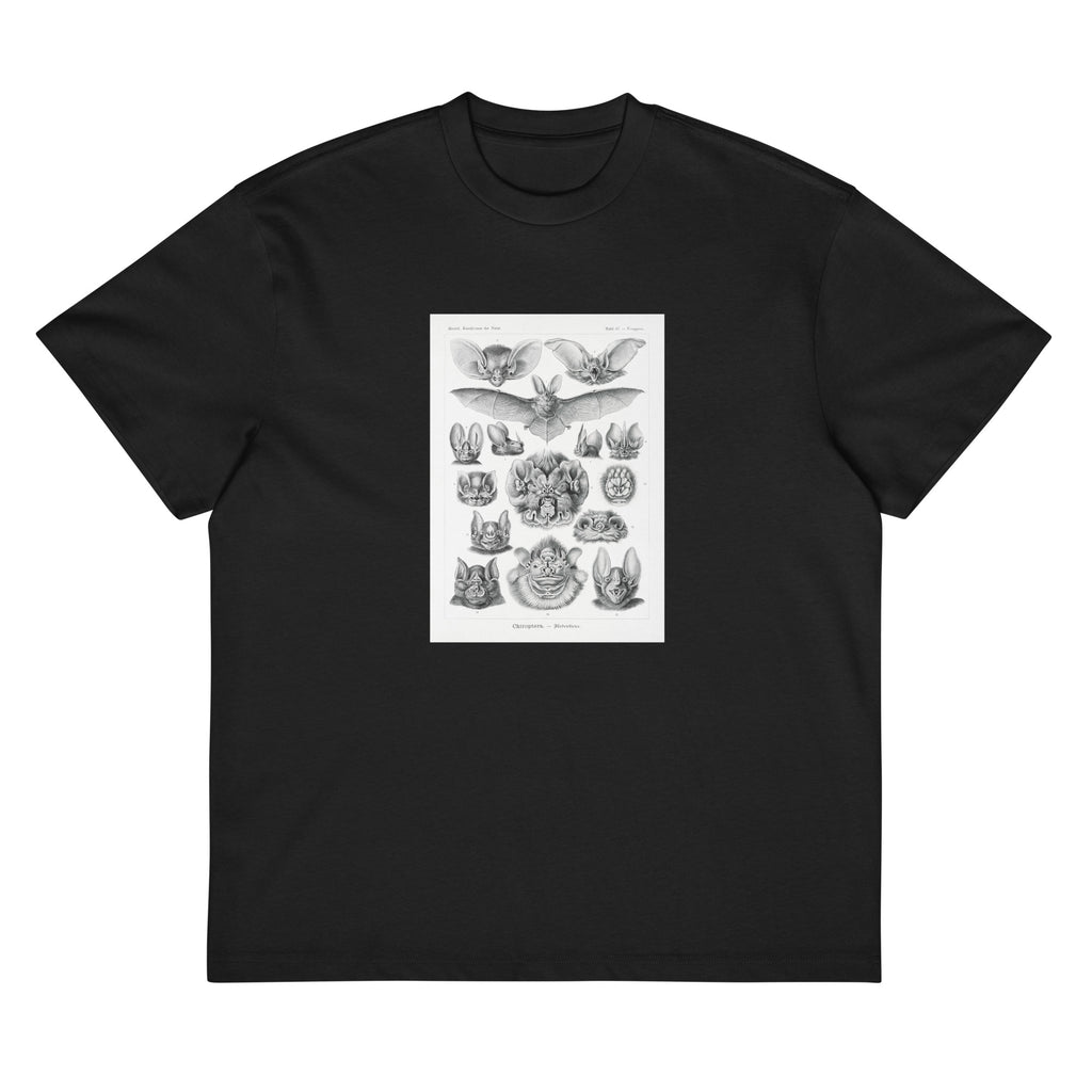 Black T-shirt Chiroptera Fledertiere Signature