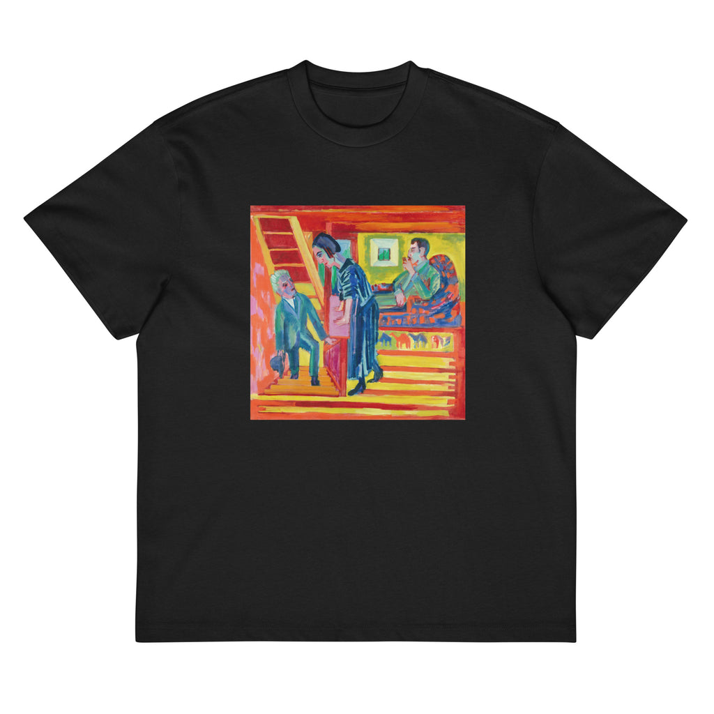 Black T-shirt The Visit - Couple And Newcomer Signature