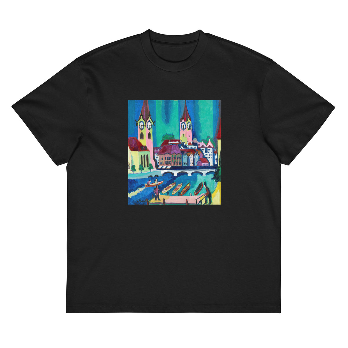 Black T-shirt Zurich Signature