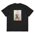 Black T-shirt Vase Of Flowers Signature