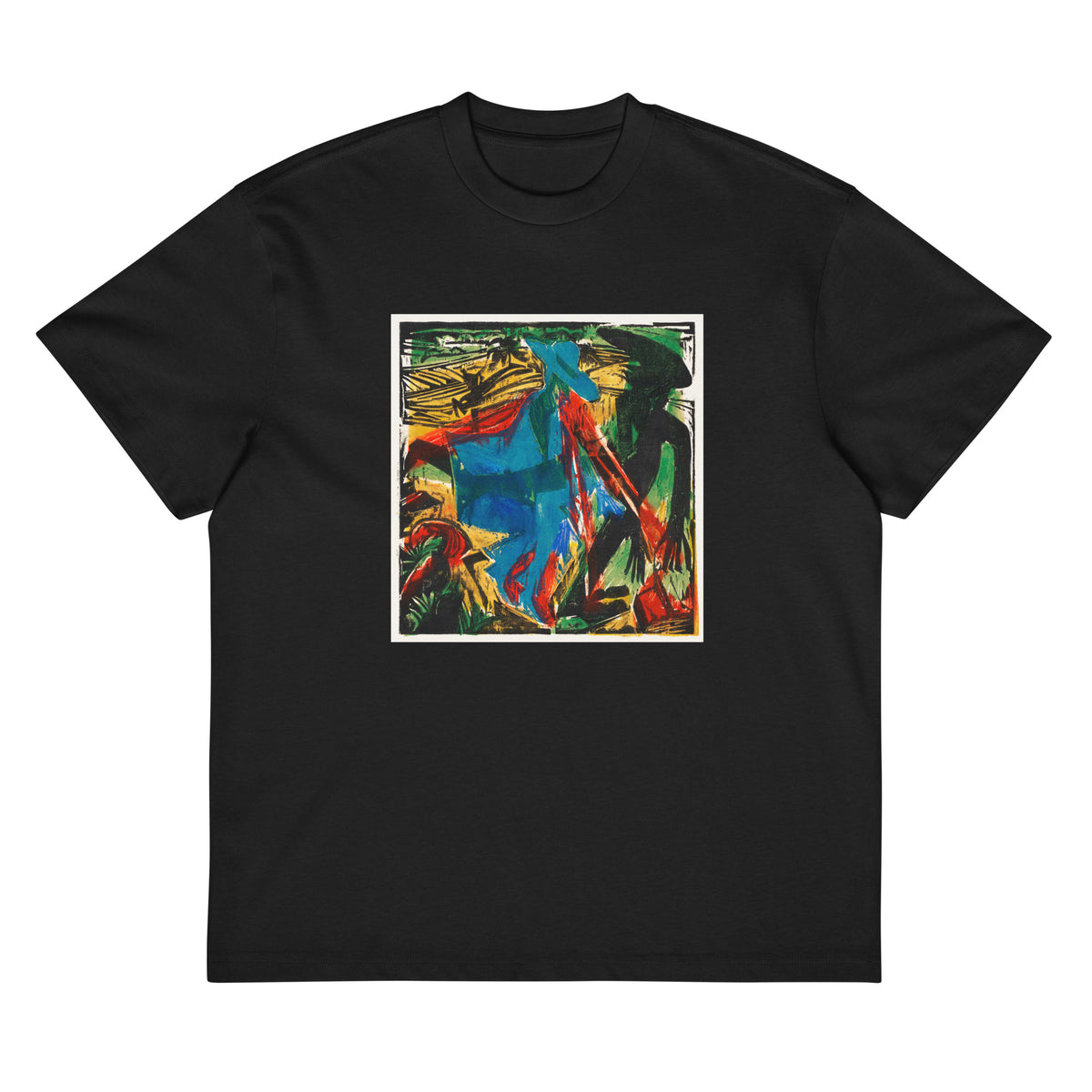 Black T-shirt Peter Schlemihl Wondrous Story Schlemihl Encounter With His Shadow Print Signature