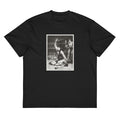 Black T-shirt Counted Out Second Stone Print Signature