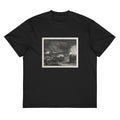 Black T-shirt Allan Donn Puts To Sea Print Signature