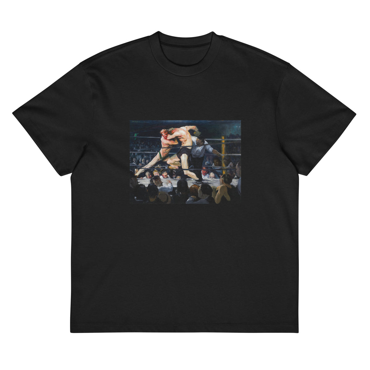 Black T-shirt Stag At Sharkey Signature